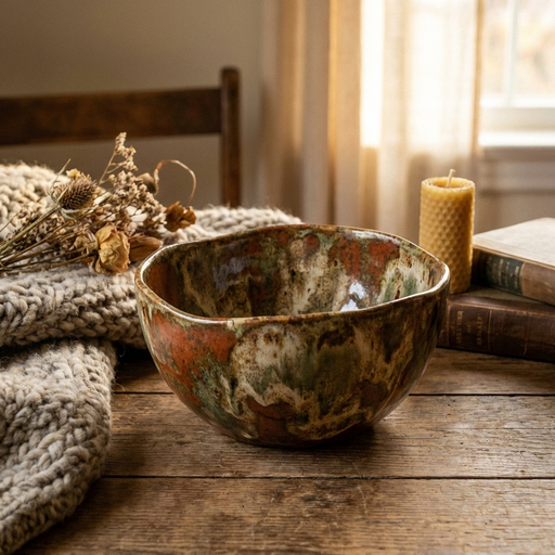 Cozy warm style product photography with autumn aesthetic